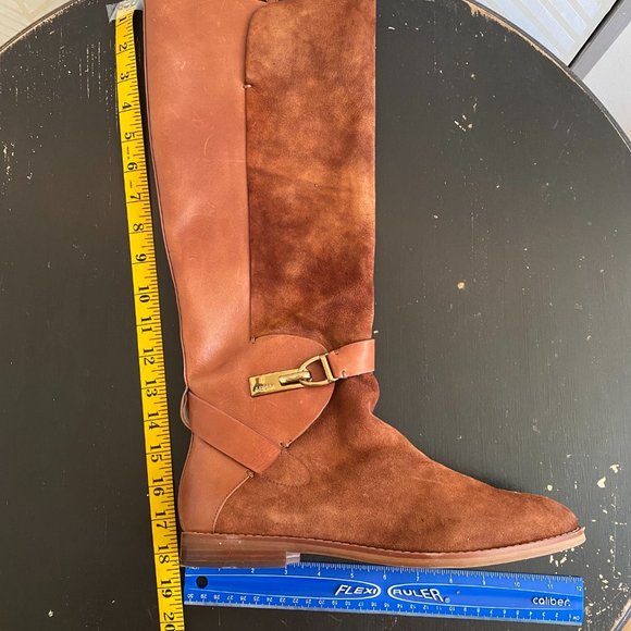 Aerin Size 10 M Matilda Boots in Cognac/Caramel - Picture 3 of 16